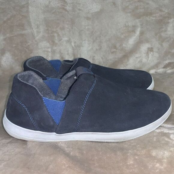 UGG Mens Size 13 ZeroGrand Wingtip Slippers Shoes Slip-On Blue‎ S/N 1017266 - Picture 1 of 7